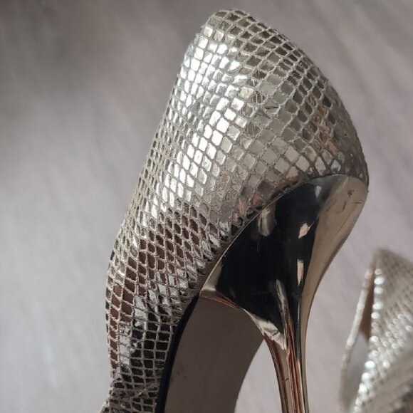 Marciano Gold Stiletto Heels - Picture 9 of 10